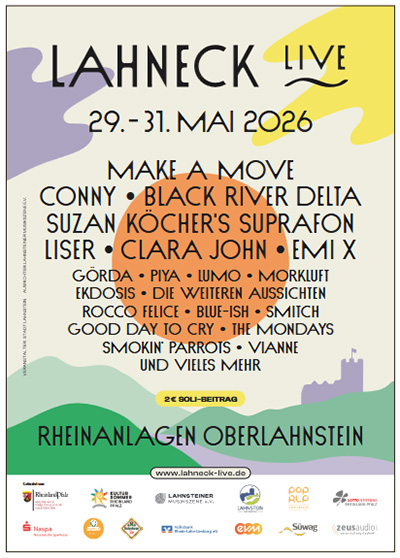 Lahneck live 29.-31.5.2026