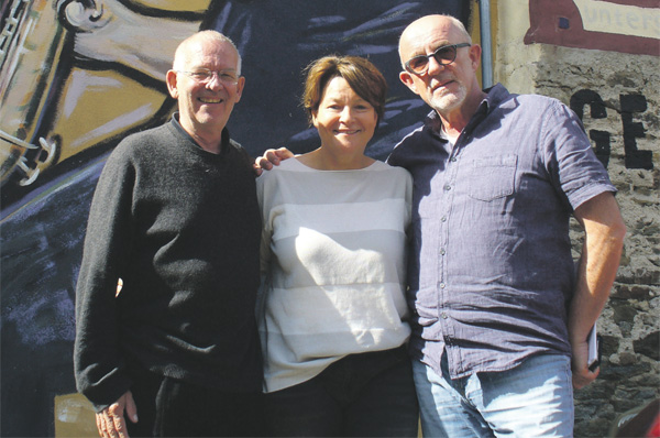 (Von links) Frank Tiedemann, Saskia Scherhag-König, Berti Hahn. Foto: Pecht